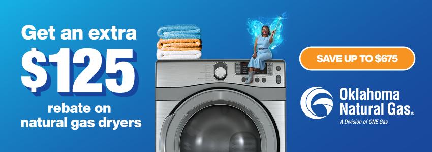 natural gas dryer rebate image